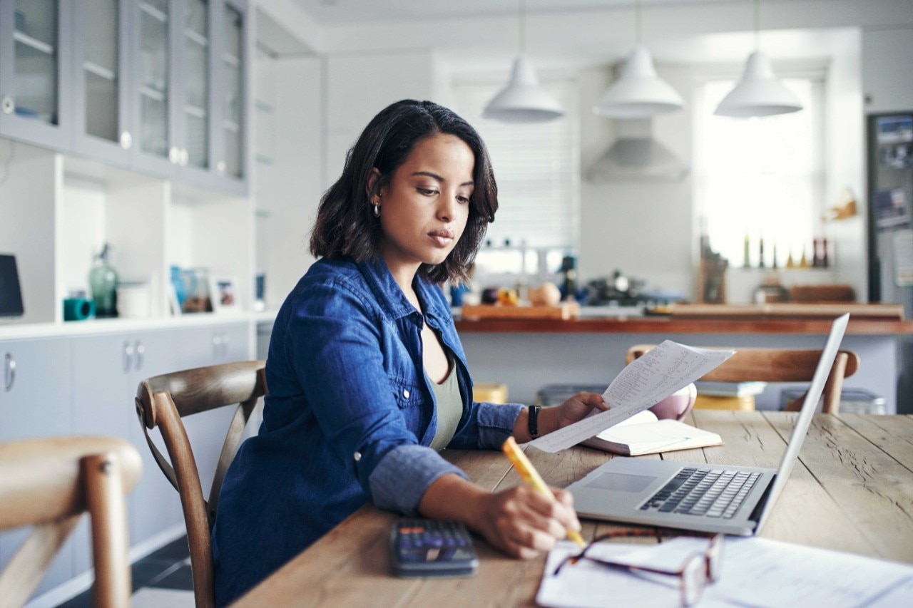 Getting her home business up and running Getting her home business up and running
